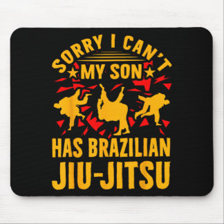 Mousepad Desculpe, não posso, meu filho tem Jiu-Jitsu Brasi