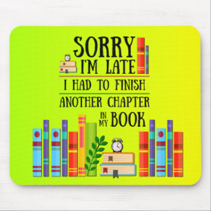 Mousepad Desculpe o atraso, tive que terminar meu livro