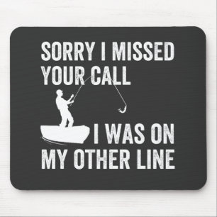 Mousepad Desculpe por ter perdido a sua ligação.