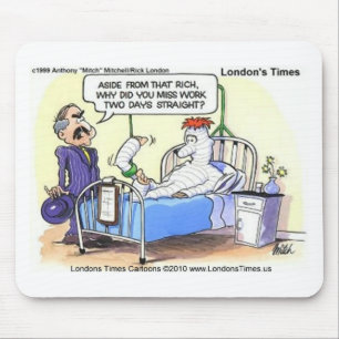 Mousepad Desculpem-Se Por Faltar Ao Trabalho Cartões E Pre