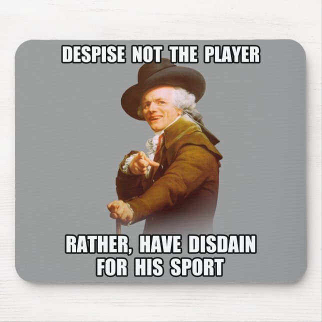 Mousepad Desdém do jogador de Joseph Ducreux (Frente)