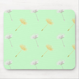 Mousepad Deseja Flores De Dandelion De Mint