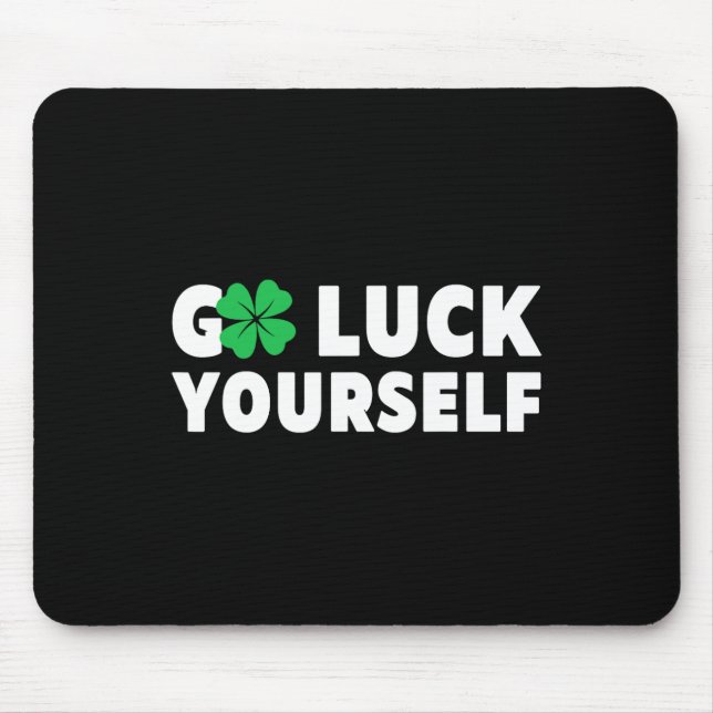 Mousepad Deseje-se Boa Sorte no Dia de São Patrício  (Frente)