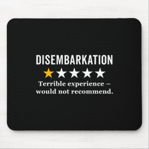Mousepad Desembarque Engraçado 1 Estrela - Vacação de Cruze
