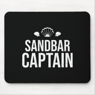 Mousepad Desempenho do capitão do banco de areia do barco f