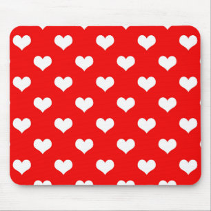 Mousepad Desenho de Amor Coração Vermelho