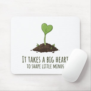Mousepad Desenho de Apreciação ao Coração do Professor