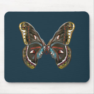 Mousepad Desenho de Arte Butterfy Exótico