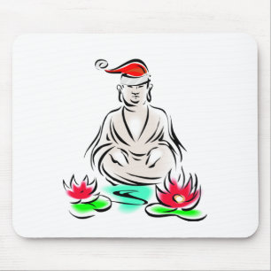 Mousepad Desenho de Buddha do Natal