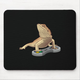 Mousepad Desenho de Dragão Barbudo Para Crianças Jogar Vide
