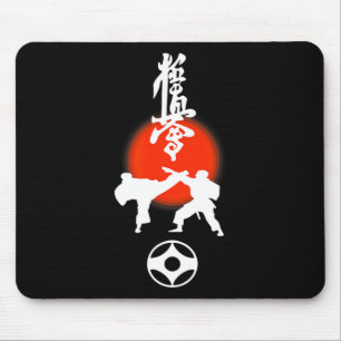 Mousepad Desenho de fã de Karate Kyokushin Kumite