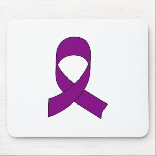 Mousepad Desenho de Fita Roxa