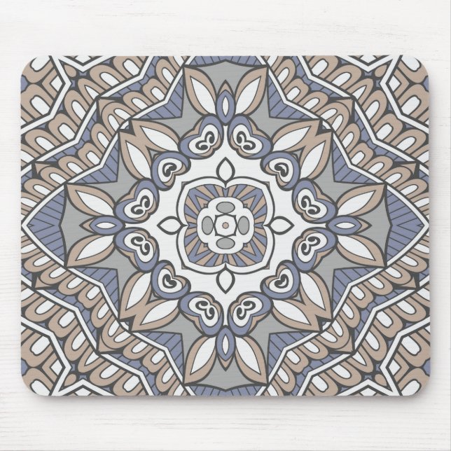 Mousepad Desenho de Mandala (Frente)