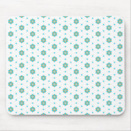Mousepad desenho de padrão floral geométrico repetido