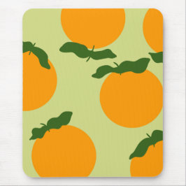 Mousepad desenho de padrão laranja