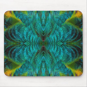Mousepad Desenho de Pena em Caleidoscópio