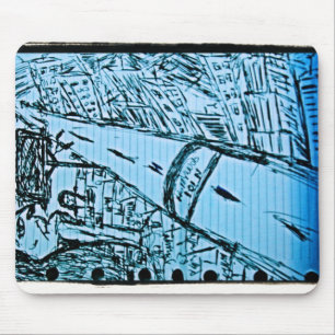 Mousepad desenho de ponto de fuga 2