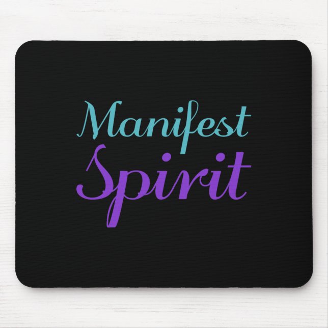 Mousepad Desenho de Prevenção do Espírito Manifesto (Frente)