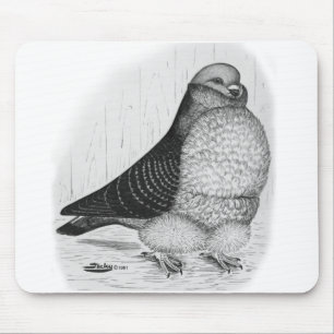 Mousepad Desenho de Tinta de Coroa Chinesa