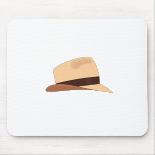 Mousepad Desenho de um chapéu panamenho