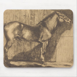 Mousepad Desenho de um Pony (por Paul-Albert Besnard)