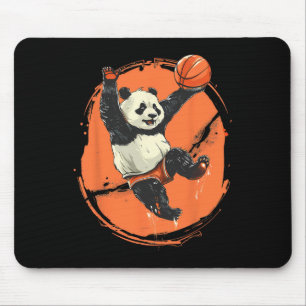 Mousepad Desenho de Urso Panda Esqueleto Arte Animal Amante