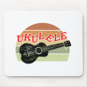 Mousepad Desenho Distinto Ukulele, Ultramarino