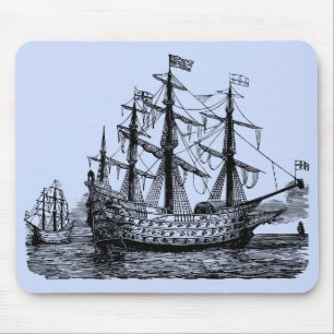 Mousepad Desenho do navio gigante