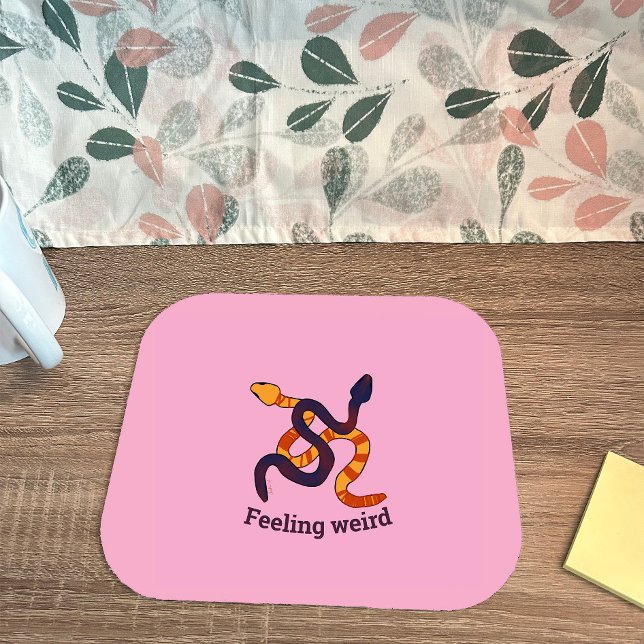 Mousepad Desenho engraçado de cobras multicoloridas desenha (Criador carregado)