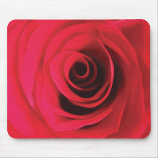 Mousepad desenho floral de rosa vermelha em flor