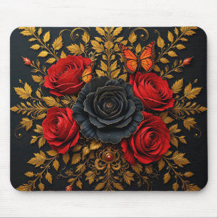 Mousepad Desenho Floral Elegante