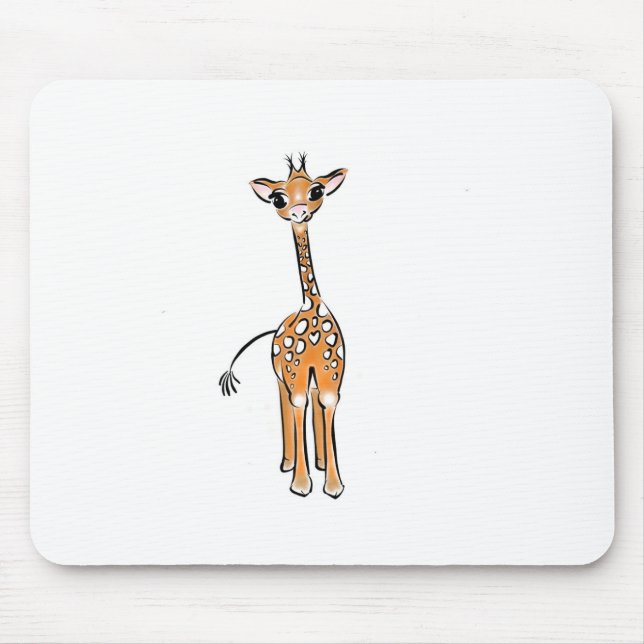 Mousepad Desenho girafa bonito (Frente)