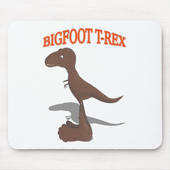 Mousepad Desenho T-Rex Bigfoot (Frente)