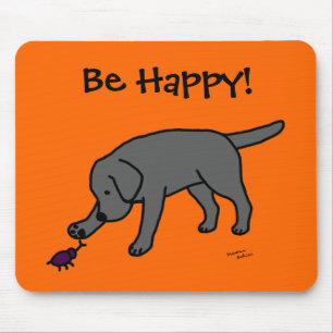 Mousepad Desenhos animados amigáveis Labrador do
