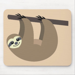 Mousepad Desenhos animados bonitos da preguiça