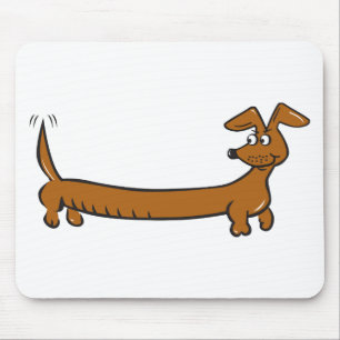 Mousepad Desenhos animados bonitos Dacjshund