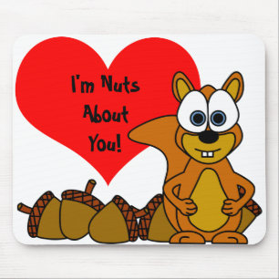 Mousepad Desenhos animados bonitos do esquilo