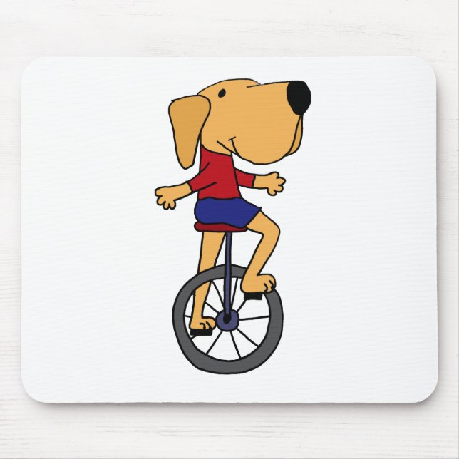Mousepad Desenhos animados bonitos do Unicycle da equitação (Frente)