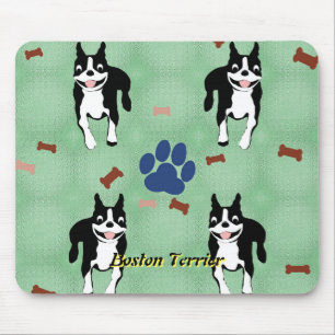 Mousepad Desenhos animados de Boston Terrier