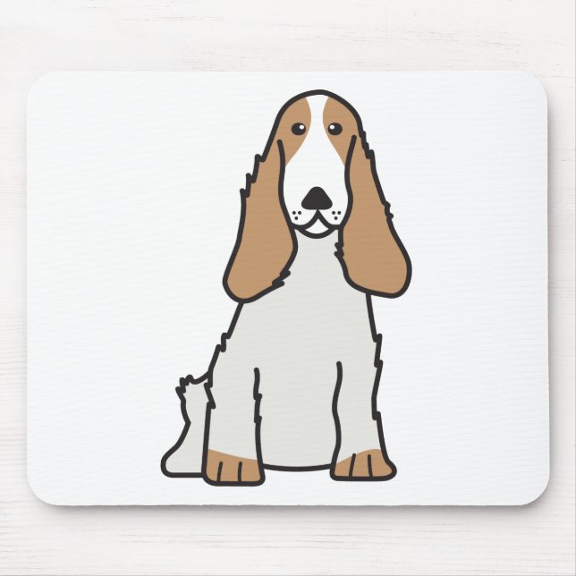 Mousepad Desenhos animados do cão de cocker spaniel do (Frente)