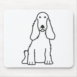 Mousepad Desenhos animados do cão de cocker spaniel do