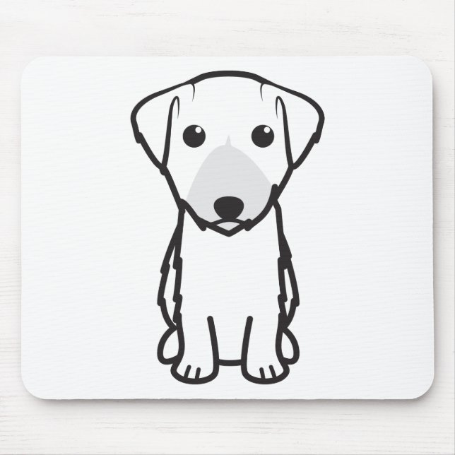 Mousepad Desenhos animados do cão de Lucas Terrier (Frente)