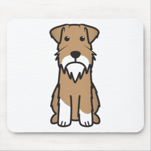 Mousepad Desenhos animados do cão do Schnauzer diminuto