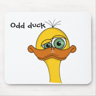 Mousepad Desenhos animados impares engraçados do pato