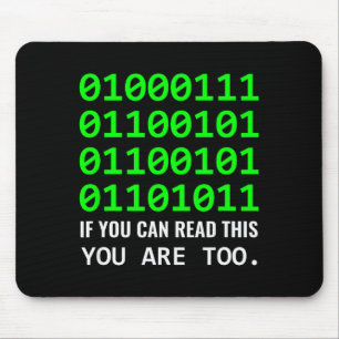 Mousepad Desenvolvedor de Software Código Binário Computado