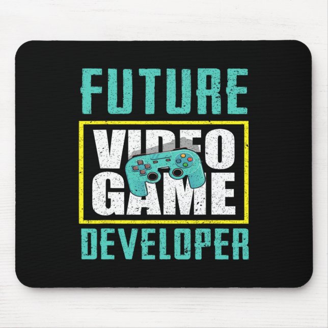 Mousepad Desenvolvedor de videogame futuro - Designer de jo (Frente)