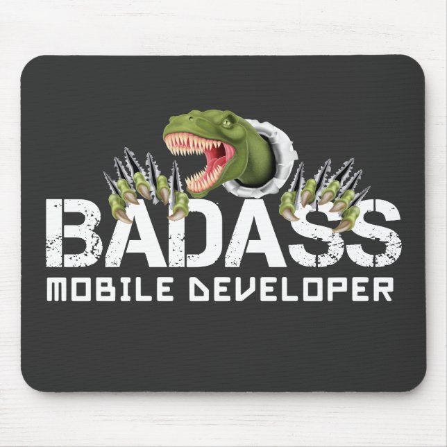 MOUSEPAD DESENVOLVEDOR MÓVEL BADASS - DIVERSÃO DO DEV MÓVEL (Frente)