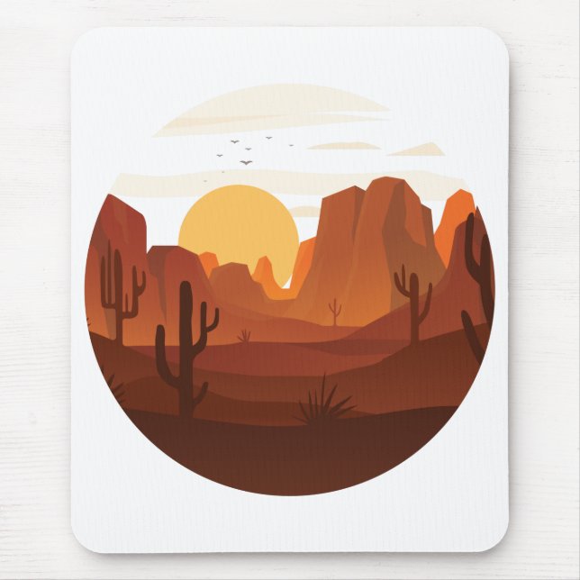 Mousepad Desert Dune design (Frente)