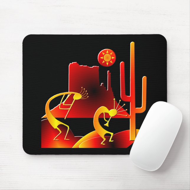 Mousepad Desert Kokopelli (Com mouse)