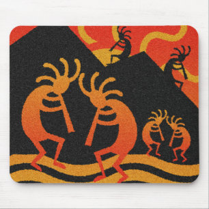 Mousepad Deserto do Design sudoeste Sunset Kokopelli